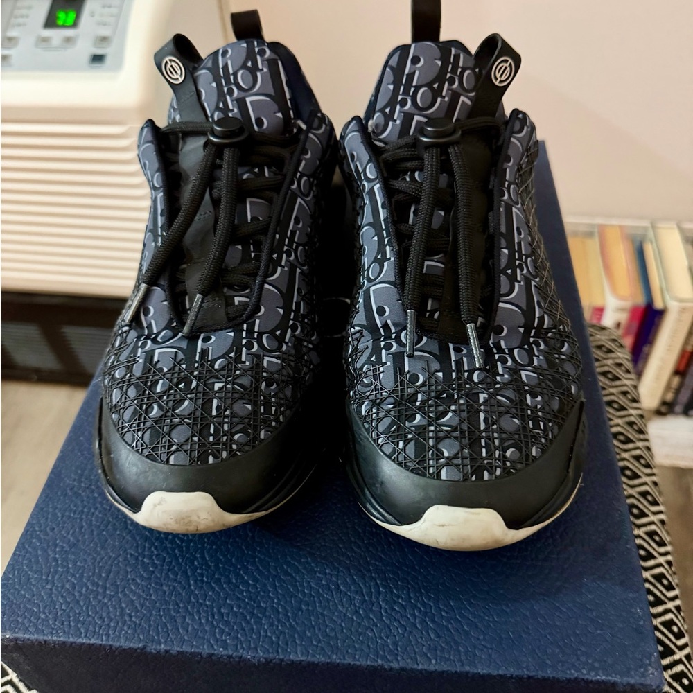 Black and Gray Dior Sneakers